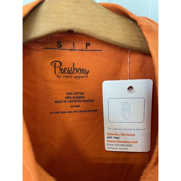 Texas Longhorns Pressbox Orange T Shirt Womens Small Cotton - Picture 2 of 6